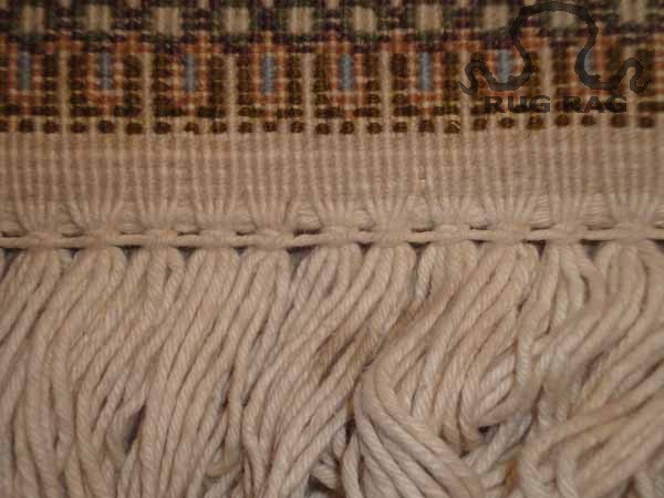 Ends and Fringe of Tabriz Carpet