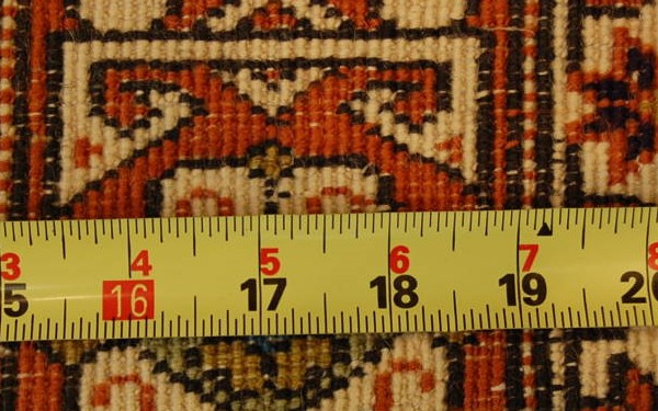 Knot Density on Persian Rug