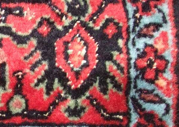 Close up Photograph of Persian Bidjar Pile