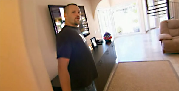 Chuck "The Iceman" Liddell with a sisal Rug...  UFC Champ!