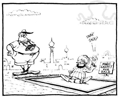 Mad Comic original Rug Buyer