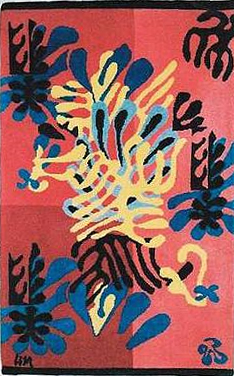 'Matisse' Rug Circa 1950