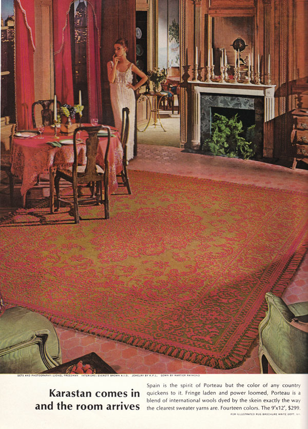 Vintage Karastan Ad
