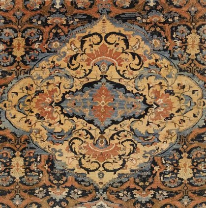 Antique Tabriz Medallion