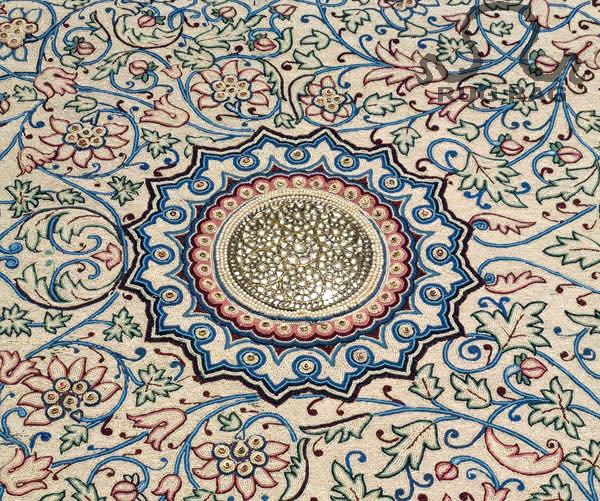 Historical Indian Pearl Carpet