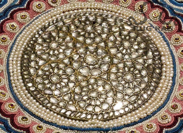 Diamond and Gold Pearl Carpet