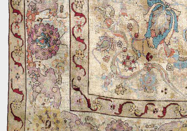 Safavid Border Farahan Silk