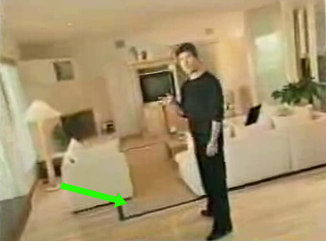 Simon Cowell with his Sisal Carpet
