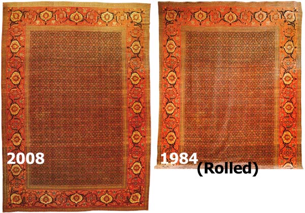 Sotheby's 2008 Northwest Tabriz compared to 1984 