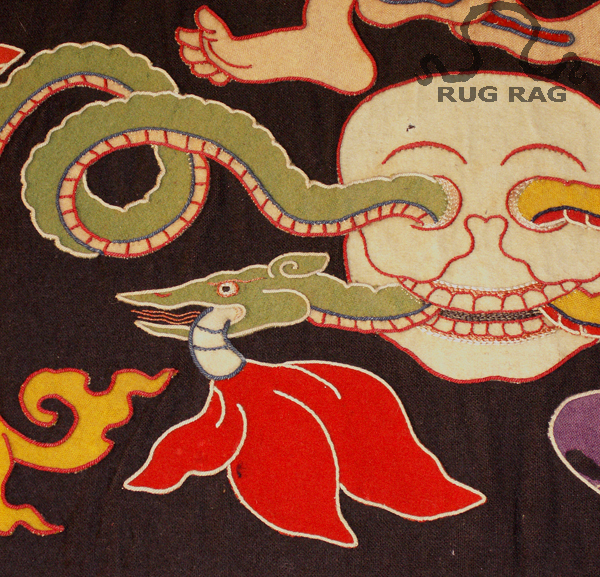 Tantric Canopy, Serpent, Skull