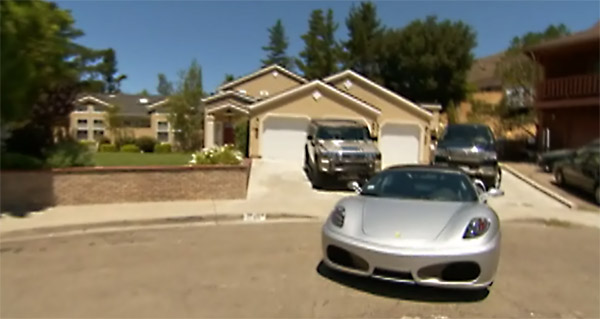 Chuck Liddell's House with Hummer, Ferarri F430, Ford F-150