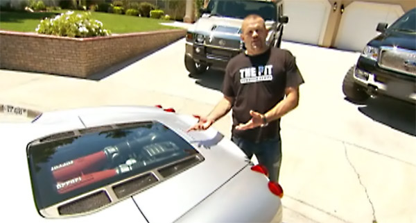 Chuck's Ferrari F 430 Motor under Glass