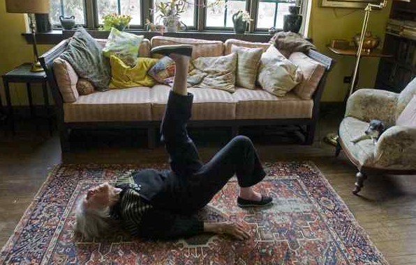 Yvonne Patterson on a Persian Rug Yvonne Patterson on a Persian Rug