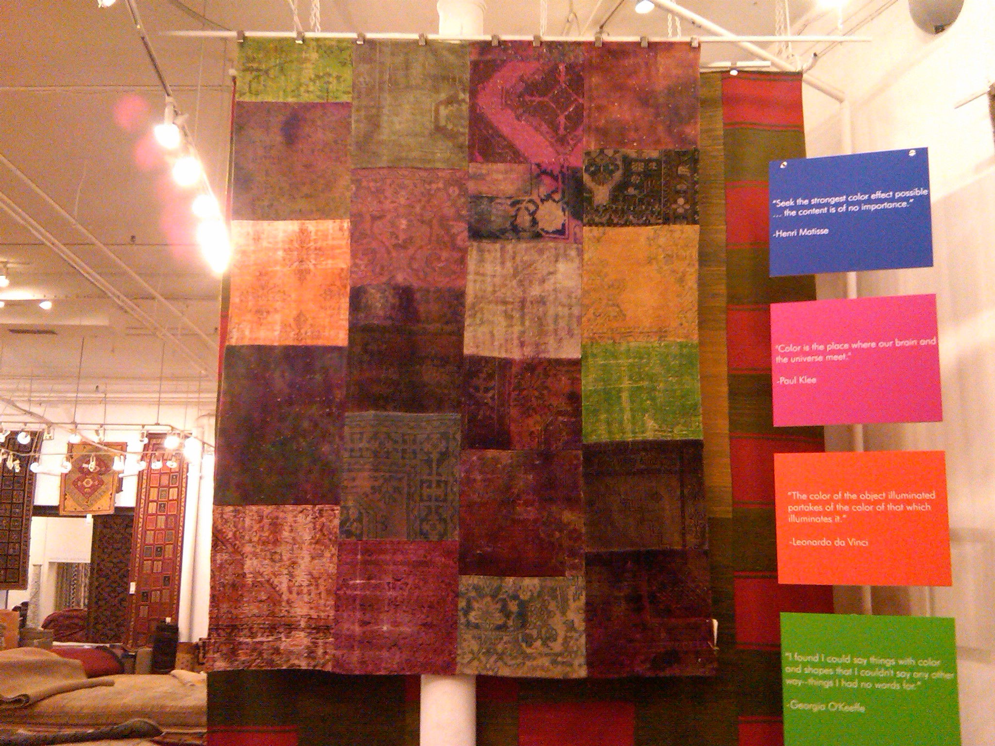 Color Reform, Patchwork Rug