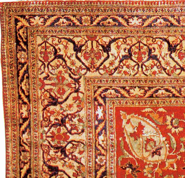 Antique Silk Tabriz Border Photograph