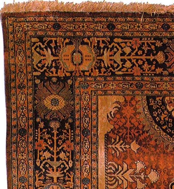 Silk on Silk Persian Heriz