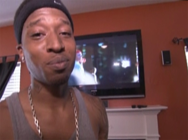 DJ Unk on his Flat Screen TV