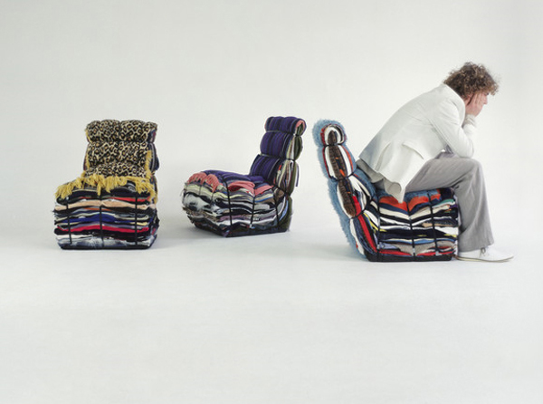 Three Droog Rag Chairs