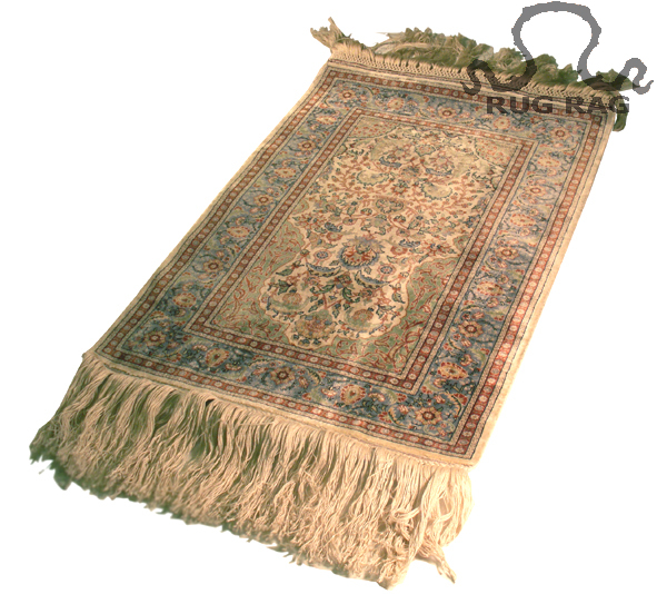 Extraordinary Silk Prayer Rug