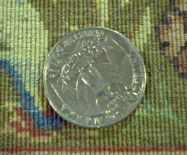 An Advertised 1000 KPSI rug: Really 529
