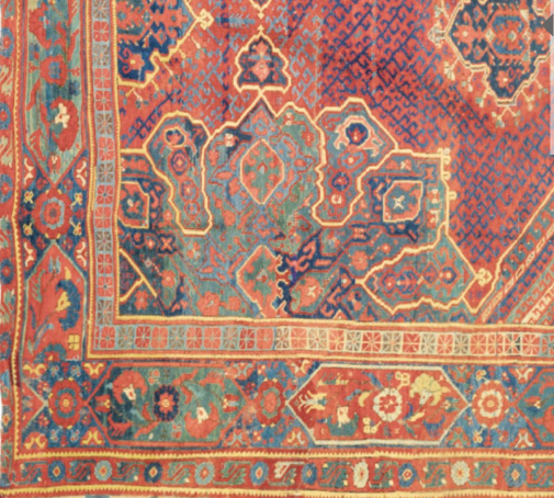 LARGE MEDALLION USHAK DETAIL LARGE MEDALLION USHAK DETAIL