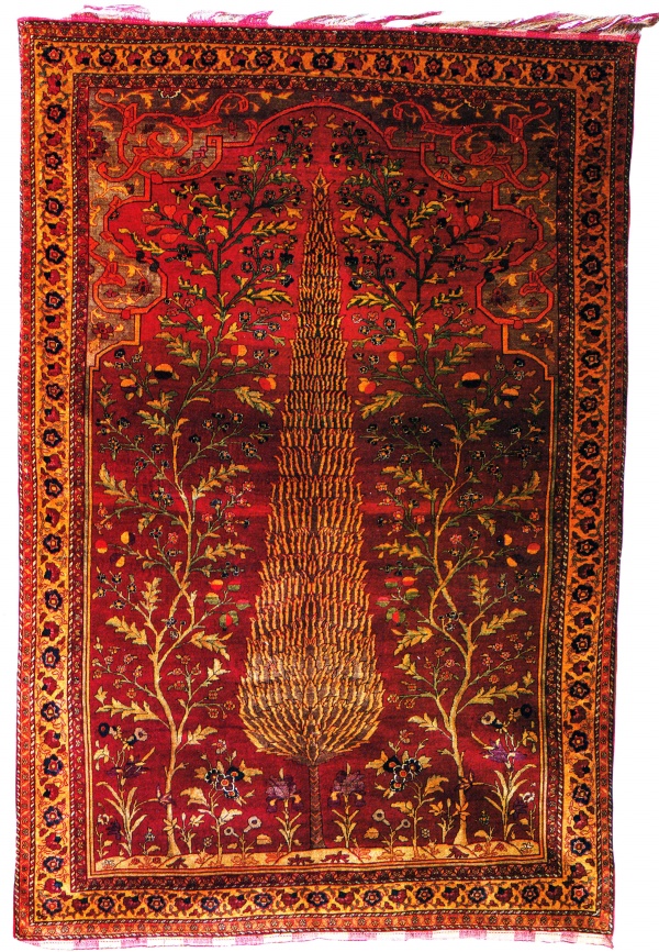 Lot 171, 1984 Sotheby's Silk Fereghan Prayer Rug