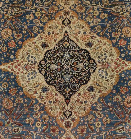 Detail Medallion lot 191 Mohtashem Kashan
