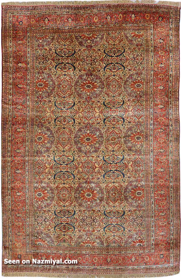 Nazmiyal Silk Persian Heriz