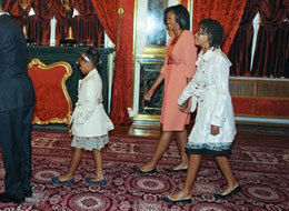 Obama Girls on Russian Made Carpet
