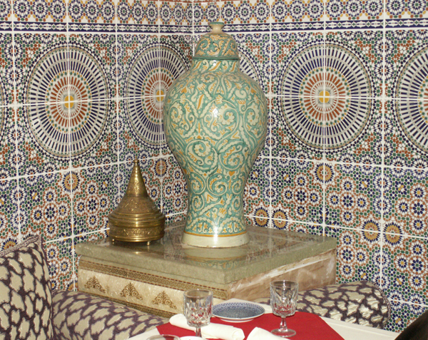 Ornate Corner of the Sun Room!