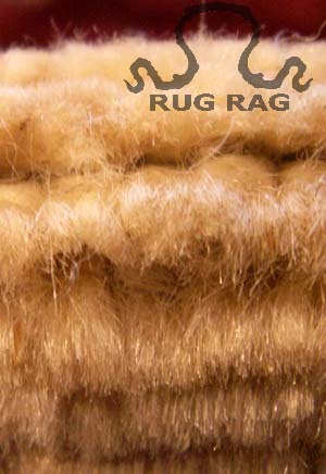 Close up of good color ivory Wool