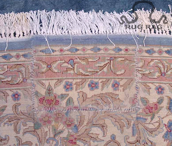 Arjomand Kerman from the mid-60s with a patch used from another area of the rug