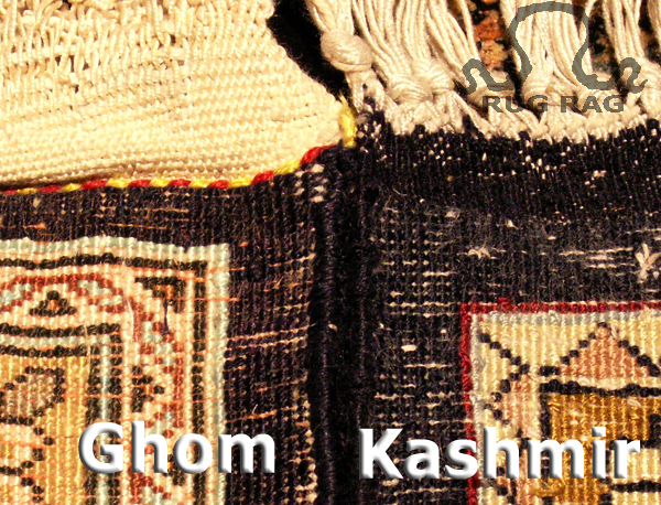 Ghom Kilim vs. Kashmir Killim and Fringe
