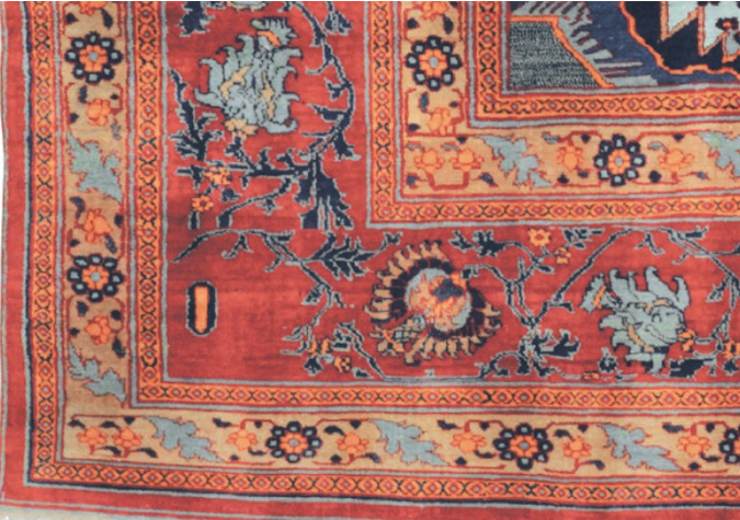 SILK BIJAR RUG CORNER SILK BIJAR RUG CORNER