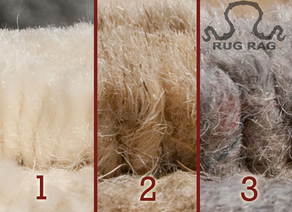 Side by side wool comparison