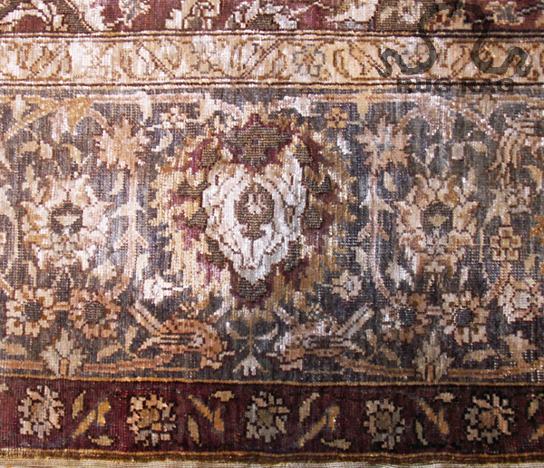 Silk Rug Border and Palmette